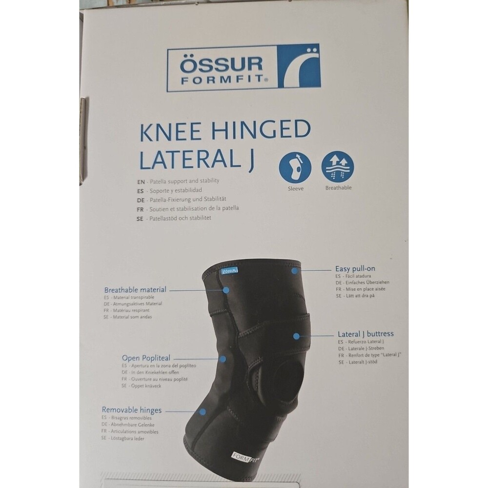 Ossur Form Fit Knee Hinged Lateral J Brace variety sizes Orthopedic Knee Brace P